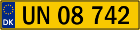 Truck License Plate